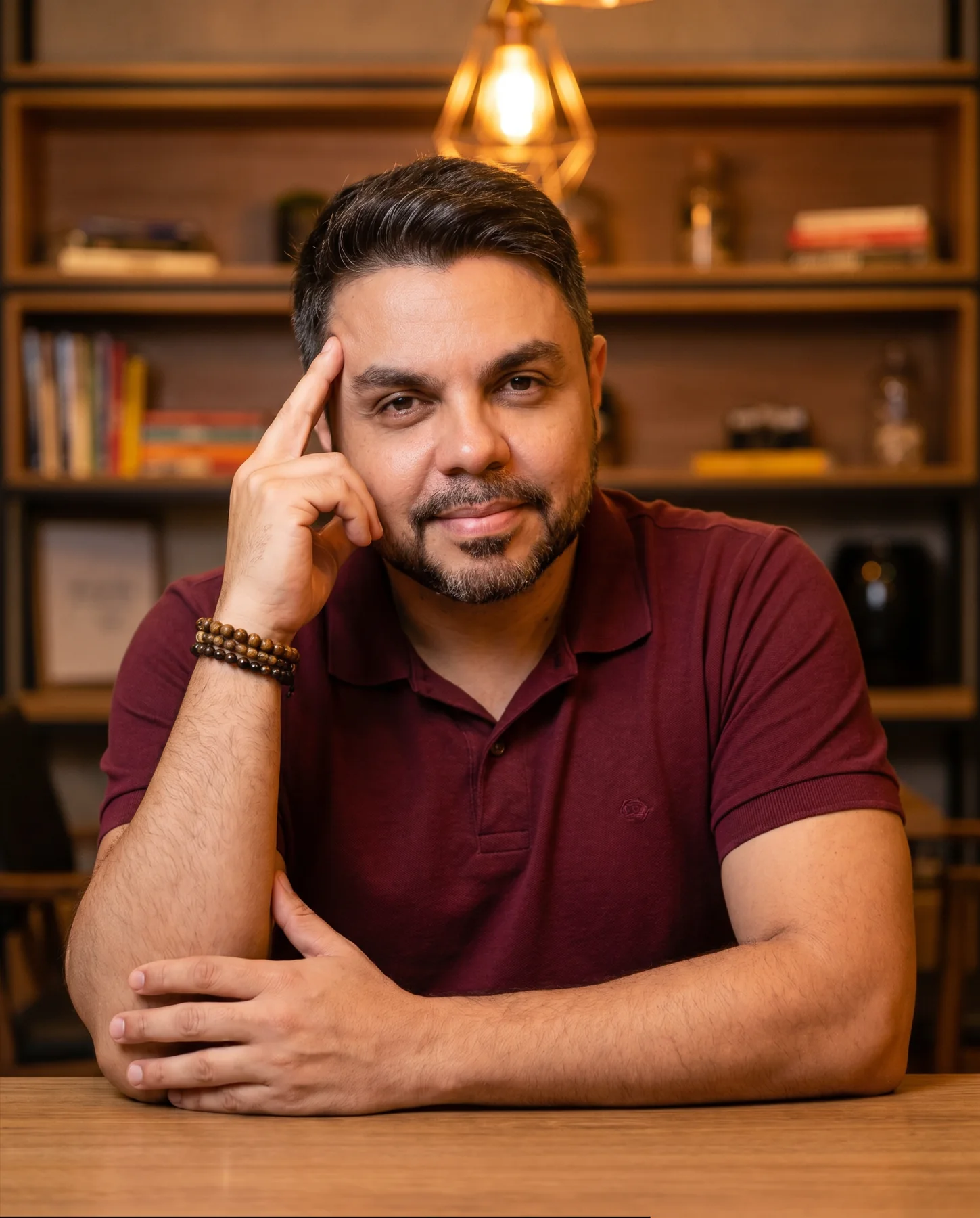 Willian Aires trabalhando em sistema sob medida